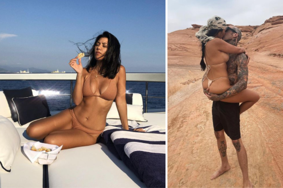 "Just Like Heaven": Kourtney Kardashian can't keep her hands of off her new love