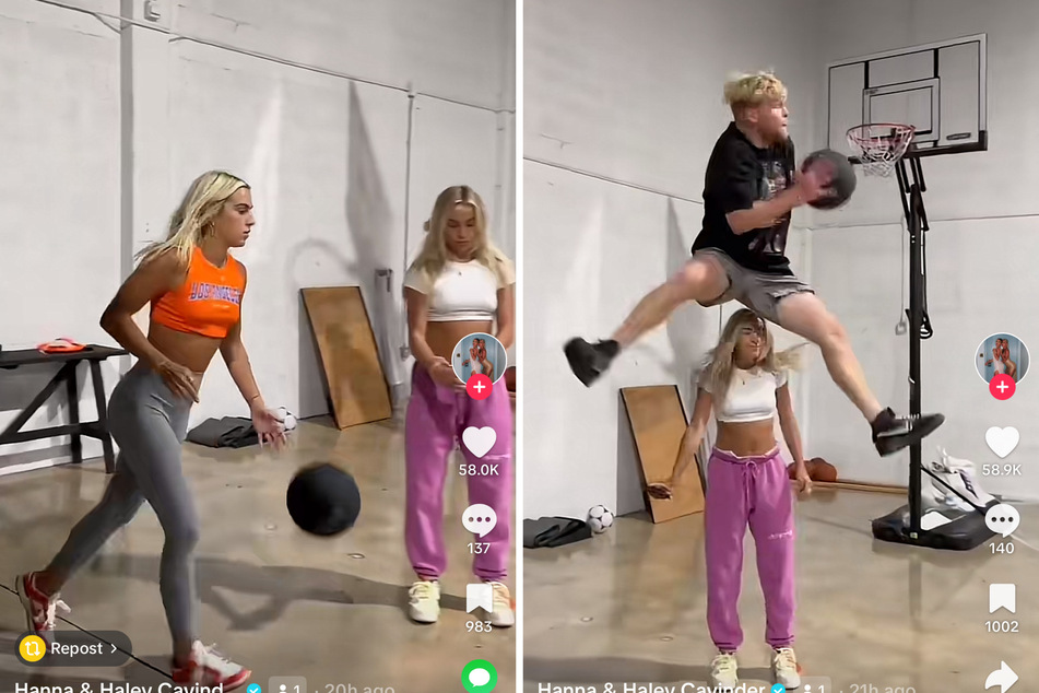 Cavinder twins go viral with wild trick shot: "Holy moly"