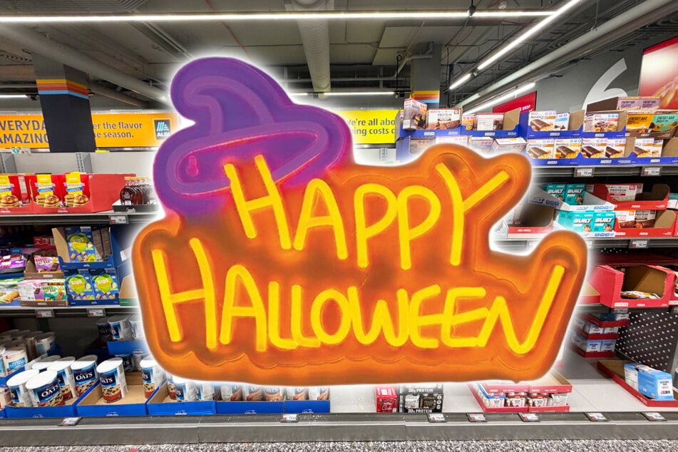 This $9.99 Halloween neon sign could be the best decorating deal on Aldi's shelves right now