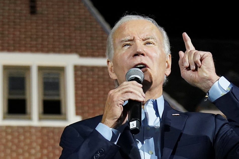 Biden praised Hochul for working to tighten New York's gun laws and defend abortion rights in her tenure as governor.