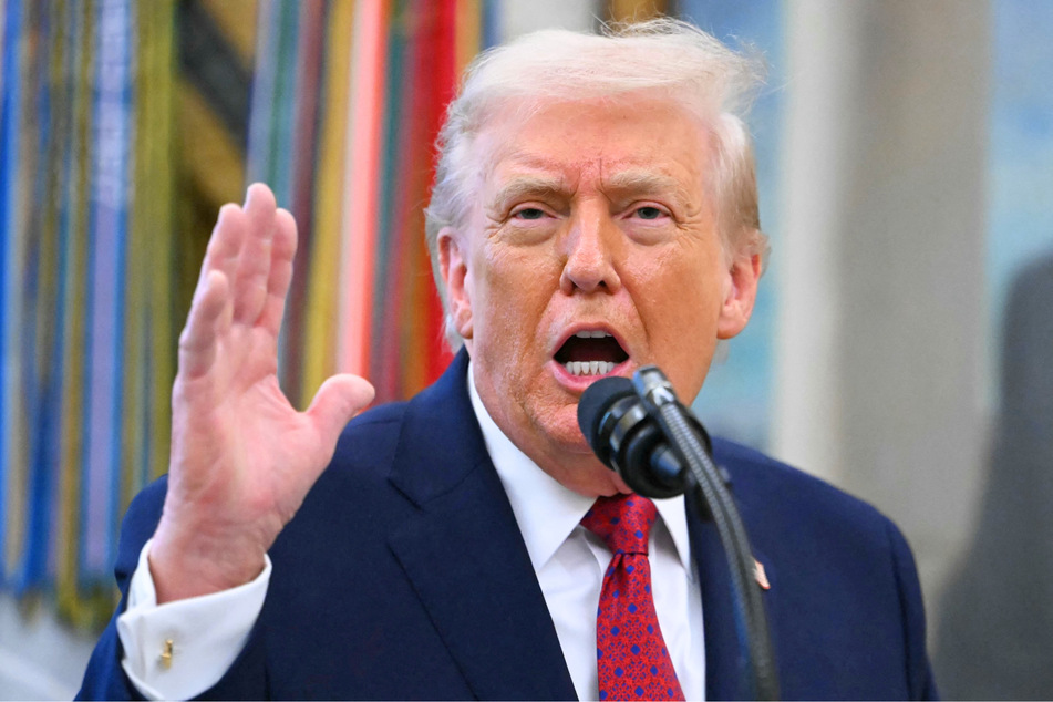 President Donald Trump has doubled down on his disputed claim that the woman fatally shot by ICE agents in Minneapolis was trying to run them over.