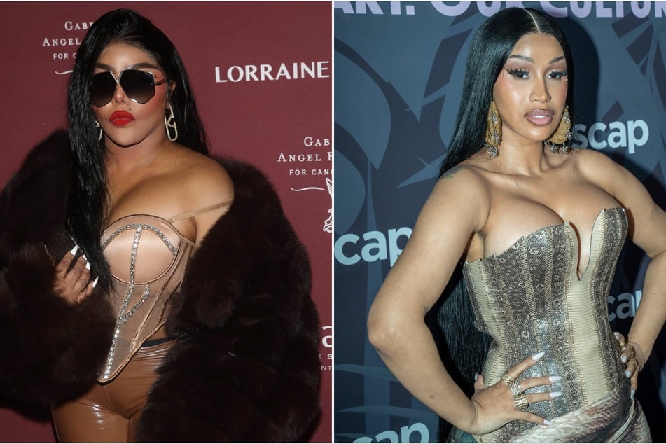 Cardi B brought out legendary New York rapper Lil' Kim (l.) for her show at Madison Square Garden amid her Little Miss Drama run.