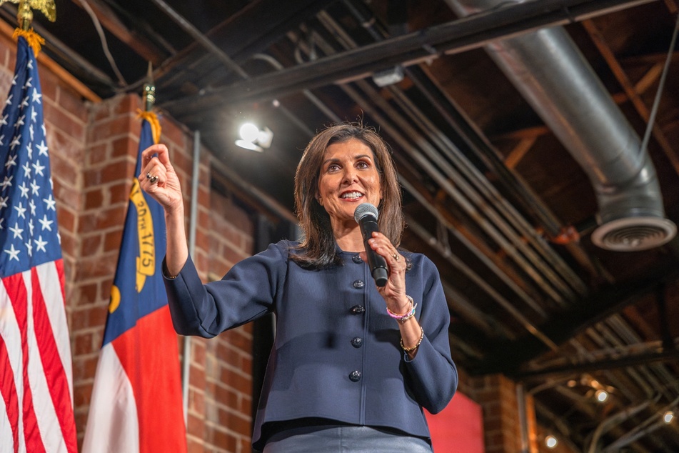 Nikki Haley speaking during a campaign event in Charlotte, North Carolina on March 1, 2024.