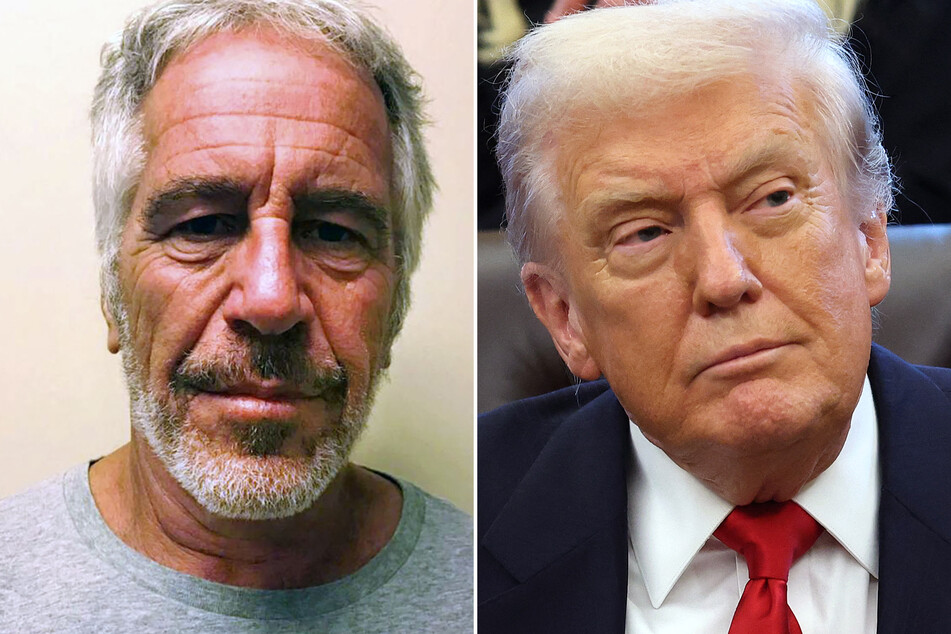 Newly released emails have revealed that Jeffrey Epstein (l.) said that Donald Trump was aware of his sex trafficking crimes.