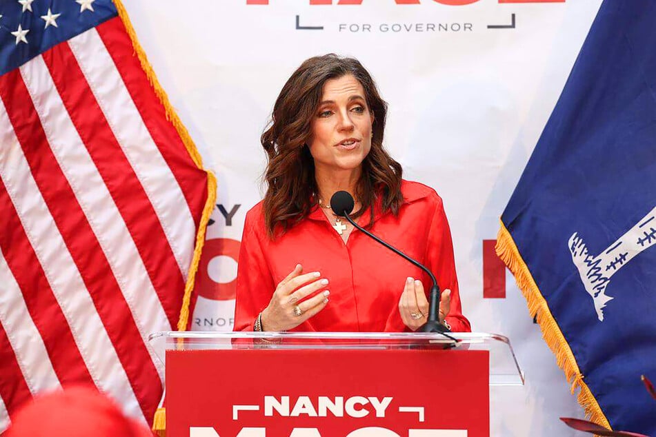 South Carolina Representative Nancy Mace (pictured) is reportedly eyeing a bid to fill the seat of Senator Lindsey Graham, who passed away unexpectedly on Saturday.