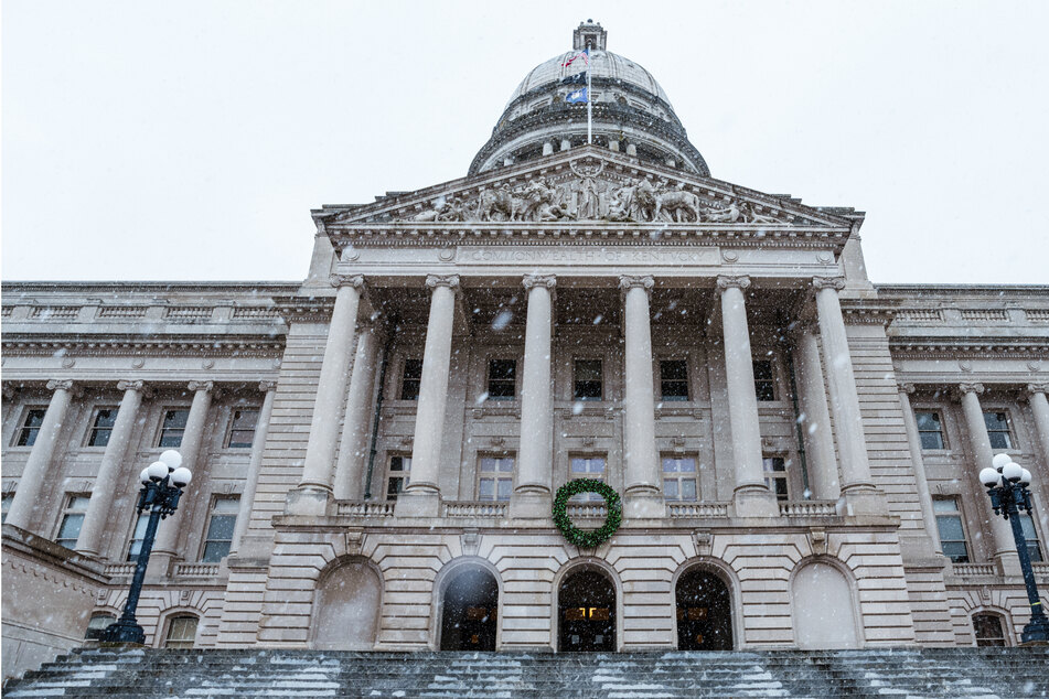 The Kentucky capitol building was one of several evacuated due to bomb threats on Wednesday.