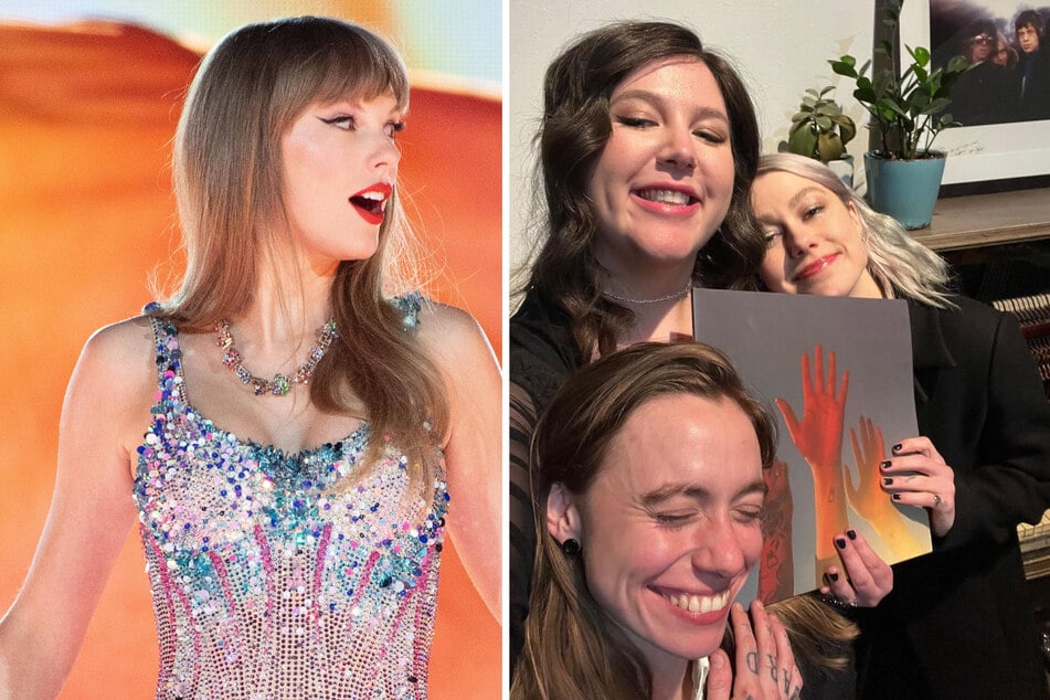 Taylor Swift gives a shout-out to "masterpiece" new album from boygenius
