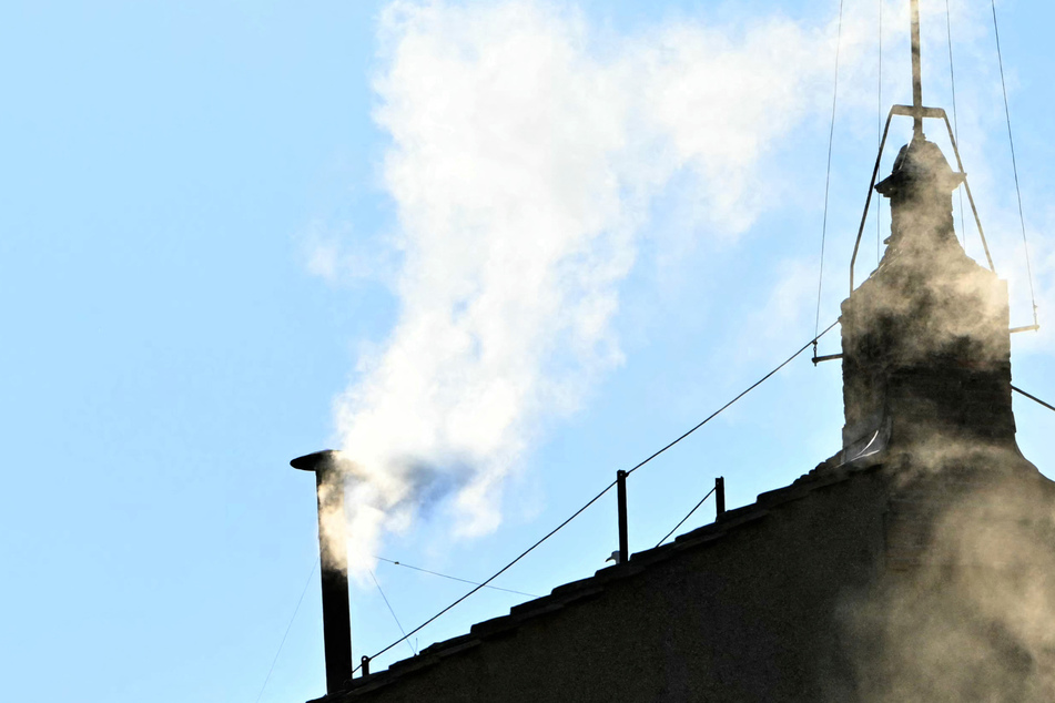 White smoke billowed from the chimney atop the Vatican's Sistine Chapel on Thursday, signalling that the 133 cardinals inside have elected a new pope.