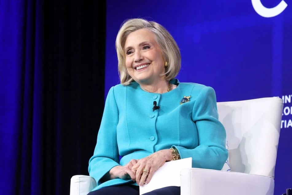 Hillary Clinton speaks during the Clinton Global Initiative 2026 on September 23 in New York City. On Tuesday, Clinton announced the launch of her new podcast to discuss the high stakes of the upcoming midterm elections.