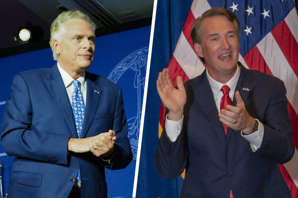 Democrat Terry McAuliffe (l.) has lost the 2021 Virginia gubernatorial race to Trump-endorsed Republican Glenn Youngkin.