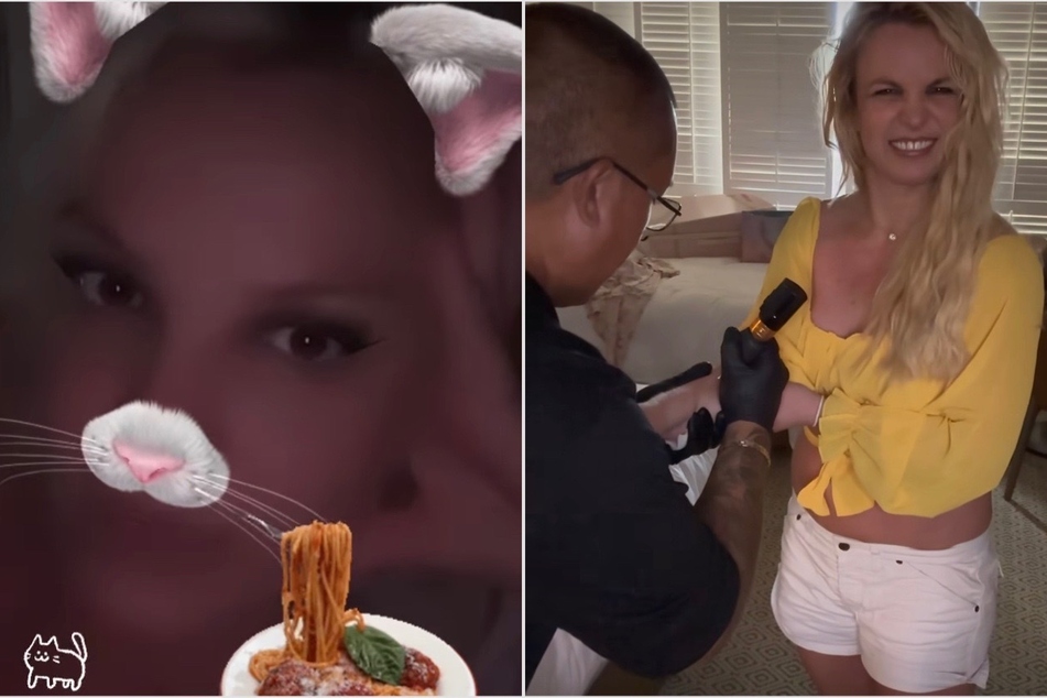 Britney Spears trolls her restaurant debacle, Justin Timberlake, and a new tattoo!