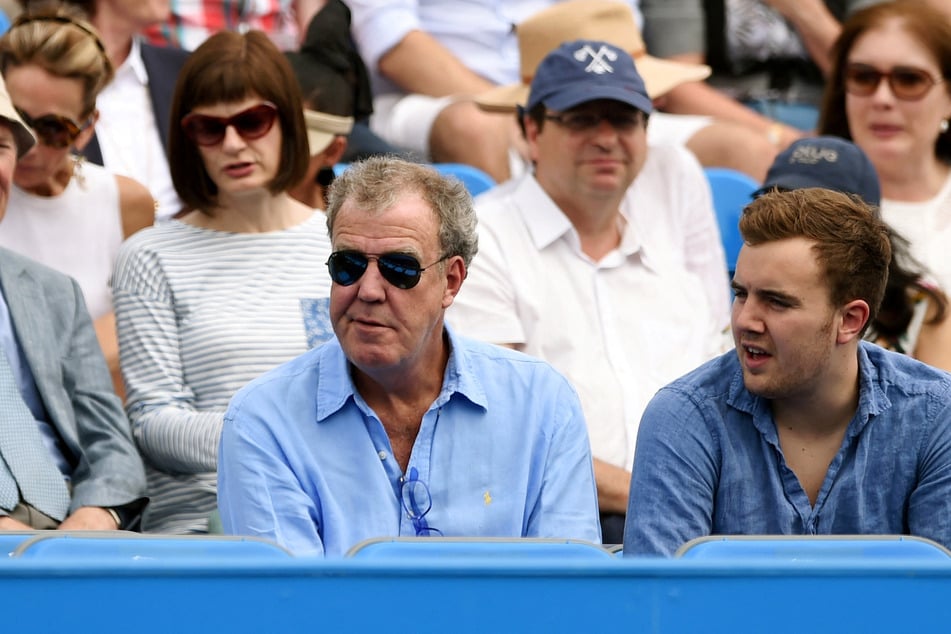 Former TV presenter Jeremy Clarkson (c.) has come under heavy fire for his vicious column on Meghan Markle.