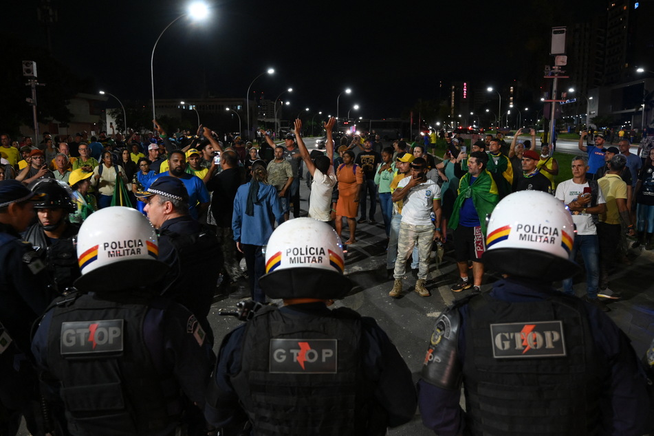 Supporters of former Brazilian president Jair Bolsonaro began rioting in the country's capital on Monday, refusing to concede to the leader's recent loss.