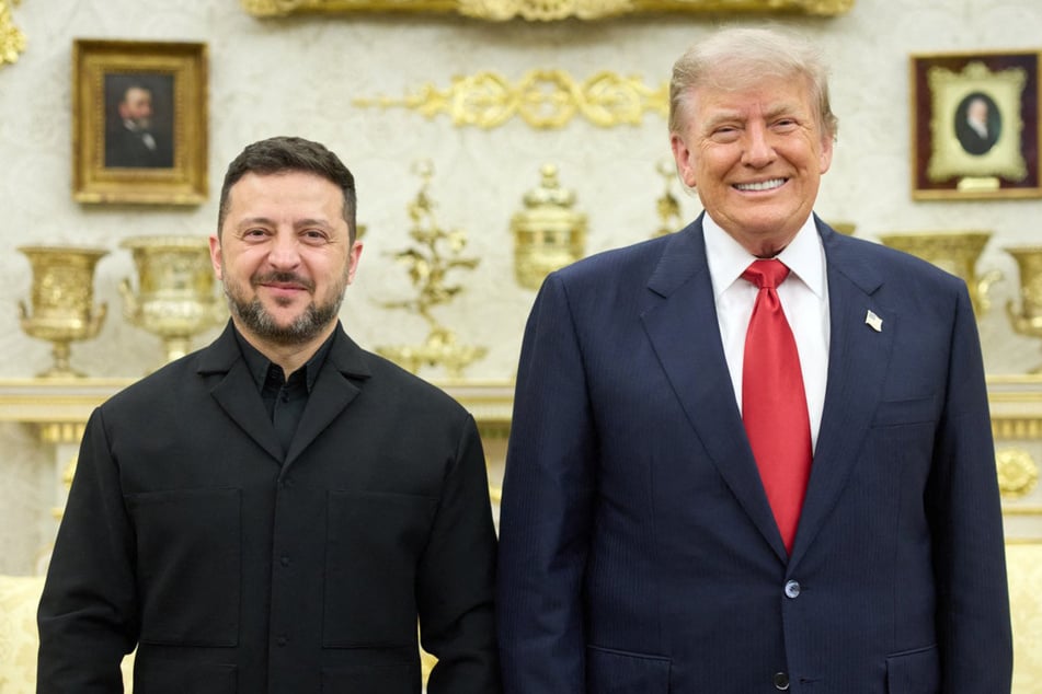 Zelensky and Trump talk Patriot air defenses in "good" closed-door meeting