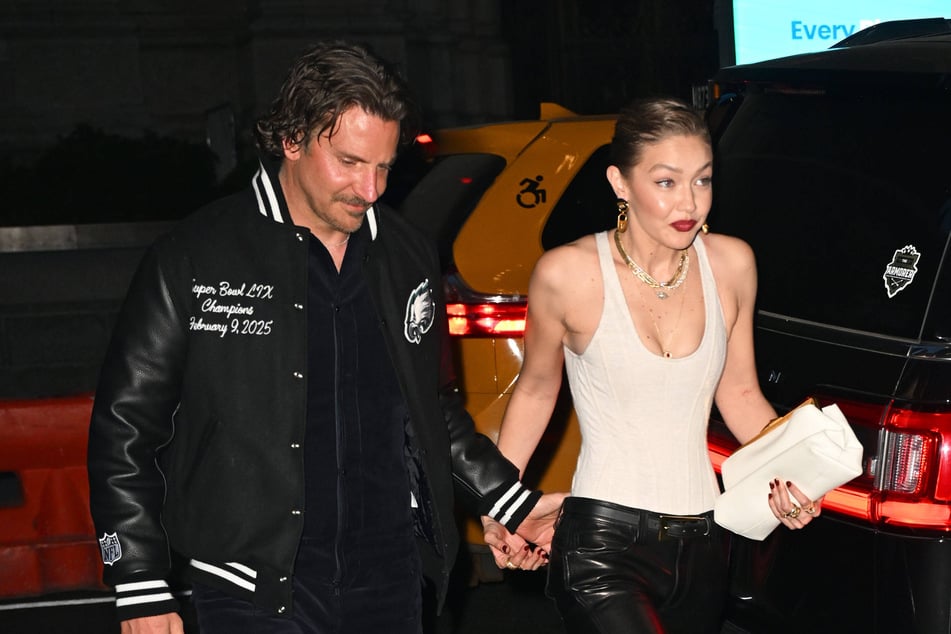 Bradley Cooper and Gigi Hadid (r) have been together for about three years now.