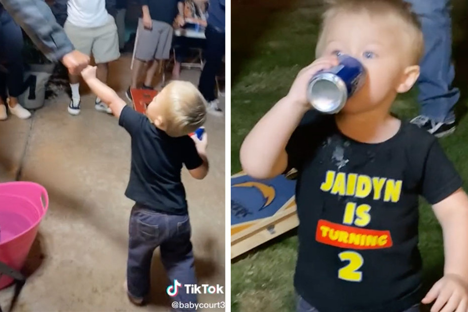Baby fist pump proves TikTok toddler is the life of the party