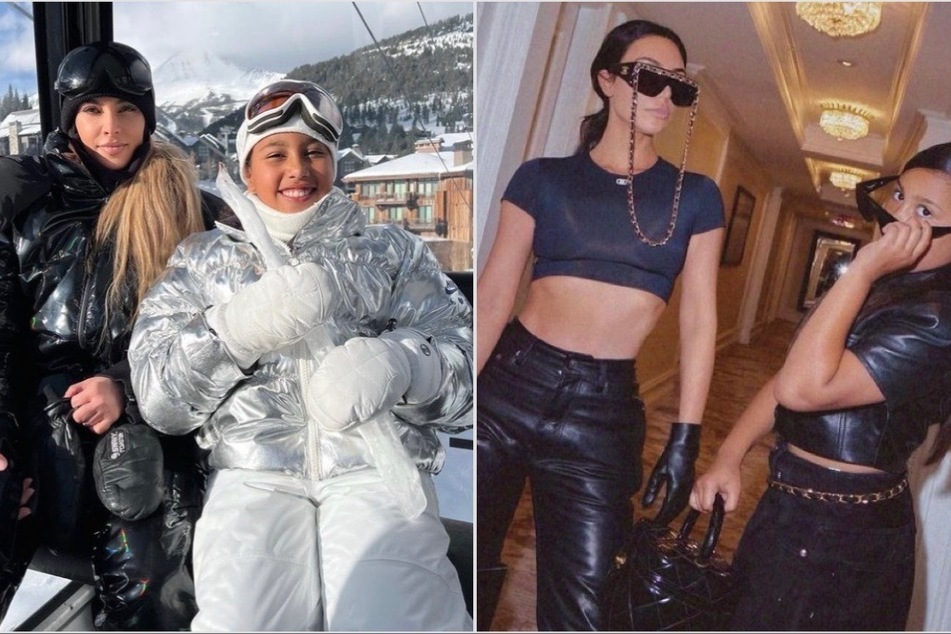 Kim Kardashian and North West ring in the New Year with stylish TikToks