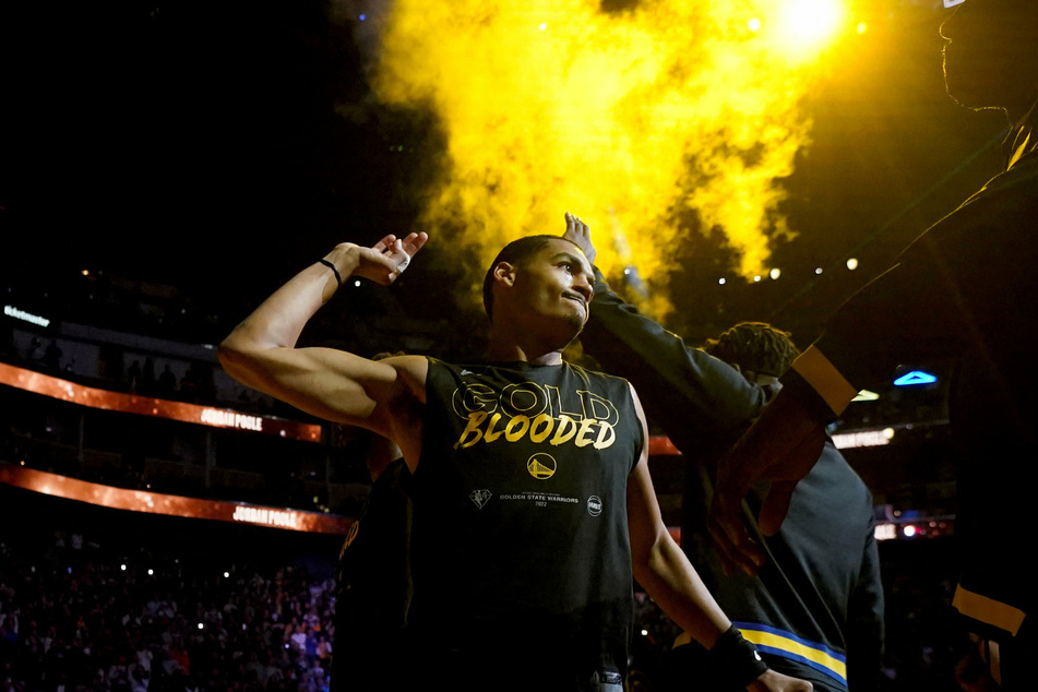 Jordan Poole starred for the Warriors on his playoff debut.
