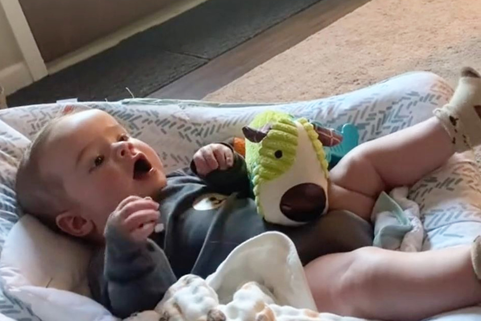 The "thing," also known as Baby Jae, is giving Dierks a headache!