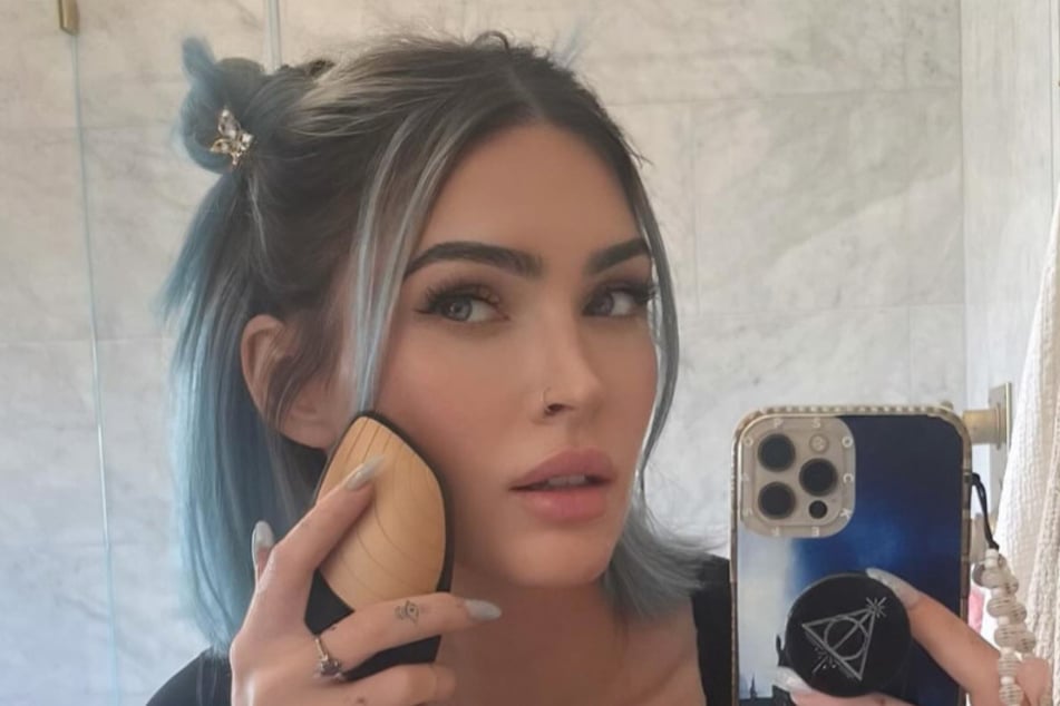 Megan Fox shared her beauty secrets with fans via some stunning, makeup-free selfies.