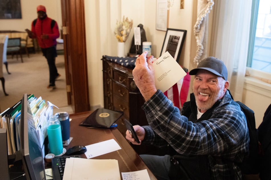 January 6 rioter who sat at Pelosi's desk gets four years in prison
