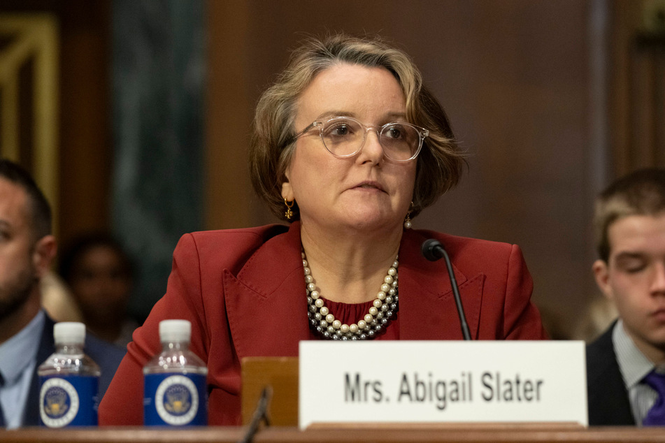 Gail Slater has resigned from her position as the head of the Justice Department's antitrust division.