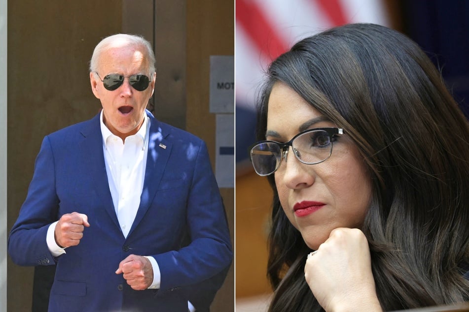 Representative Lauren Boebert (r.) has been openly criticizing President Joe Biden as his party calls for him to drop out of the 2024 presidential race.