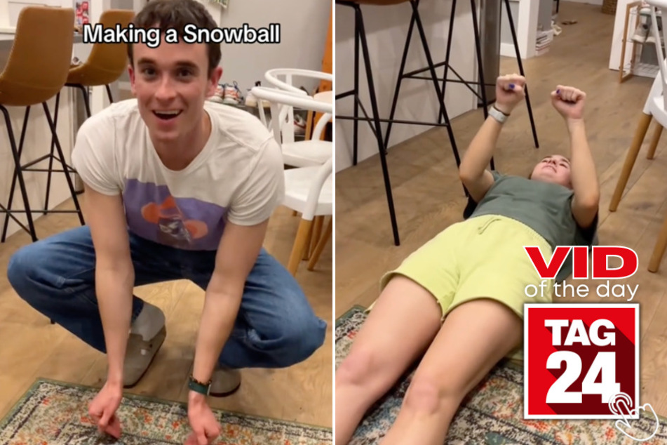 Today's Viral Video of the Day features two roommates who dared to take on a brand new game they learned on TikTok!
