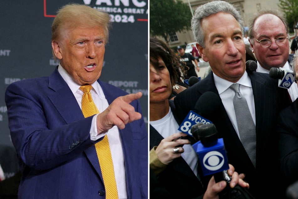 President-elect Donald Trump justified nominating his "family member" Charles Kushner (r.) for US ambassador to France.
