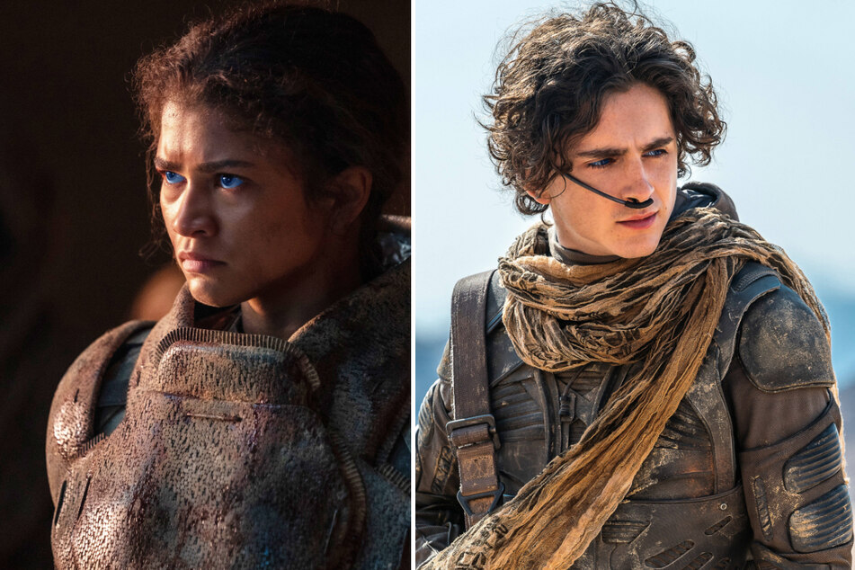 Zendaya and Timothée Chalamet brave desert dystopia in Dune: Part Two
