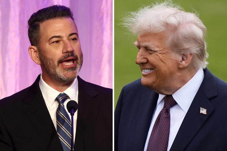 Trump celebrates Jimmy Kimmel show being taken off the air "indefinitely" after Charlie Kirk critique