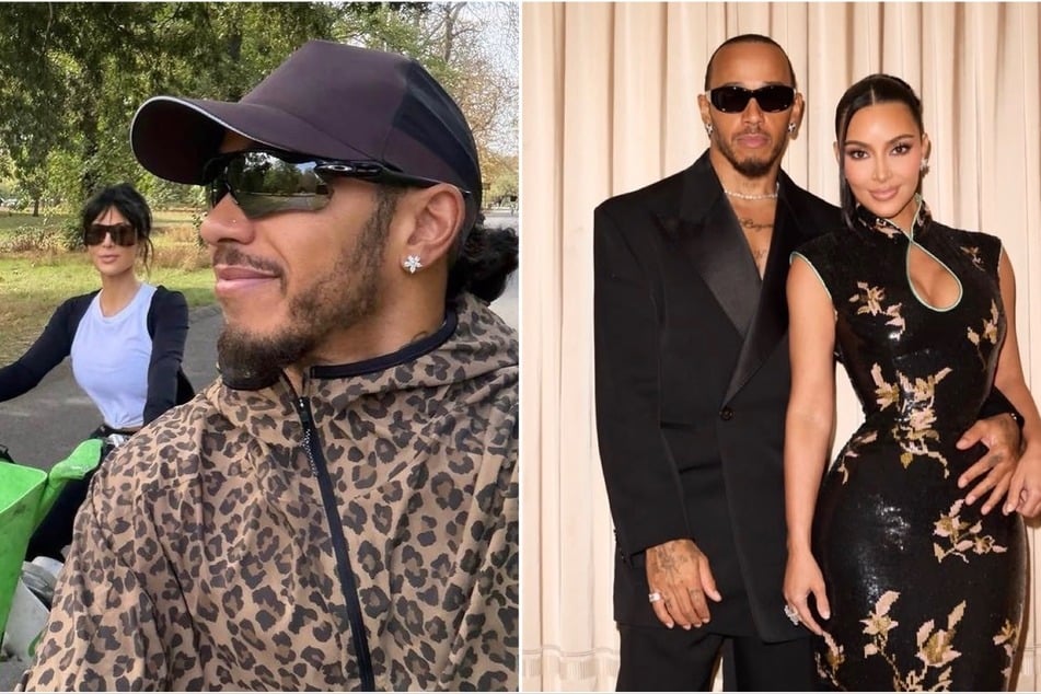 Kim Kardashian and Lewis Hamilton flaunt their romance in new pics: "Bit of this, bit of that"
