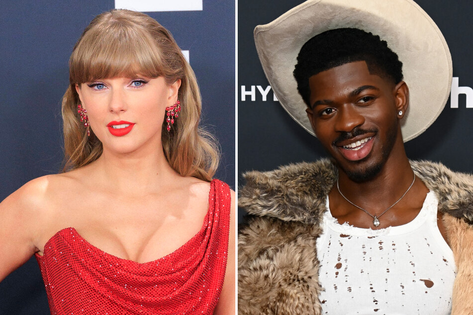 Rapper Lil Nas X (r.) has revealed that he once teamed up with Taylor Swift for an exciting collaboration – but it won't see the light of day.