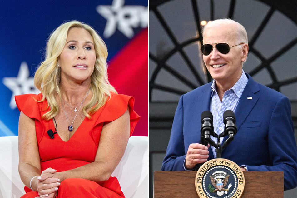 Joe Biden rips Marjorie Taylor Greene after campaign video mocking her goes viral