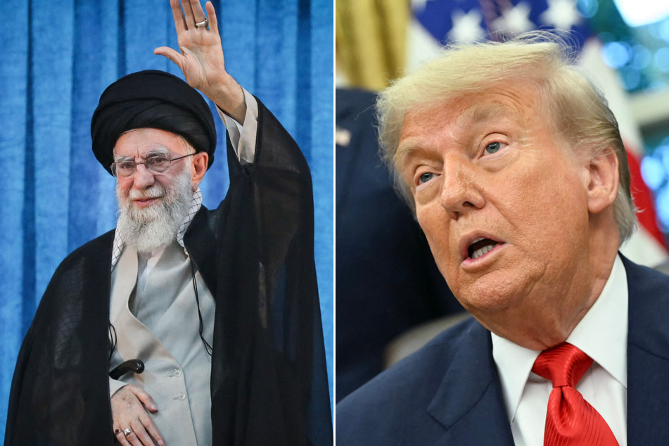 Iran's foreign minister condemned "unacceptable" comments from Donald Trump (r.) in which the US president claimed to have saved Iran's supreme leader from an "ugly" death.