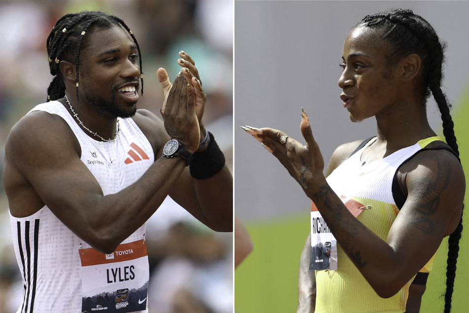 Sha'carri Richardson and Noah Lyles ease through opening heats at US track trials