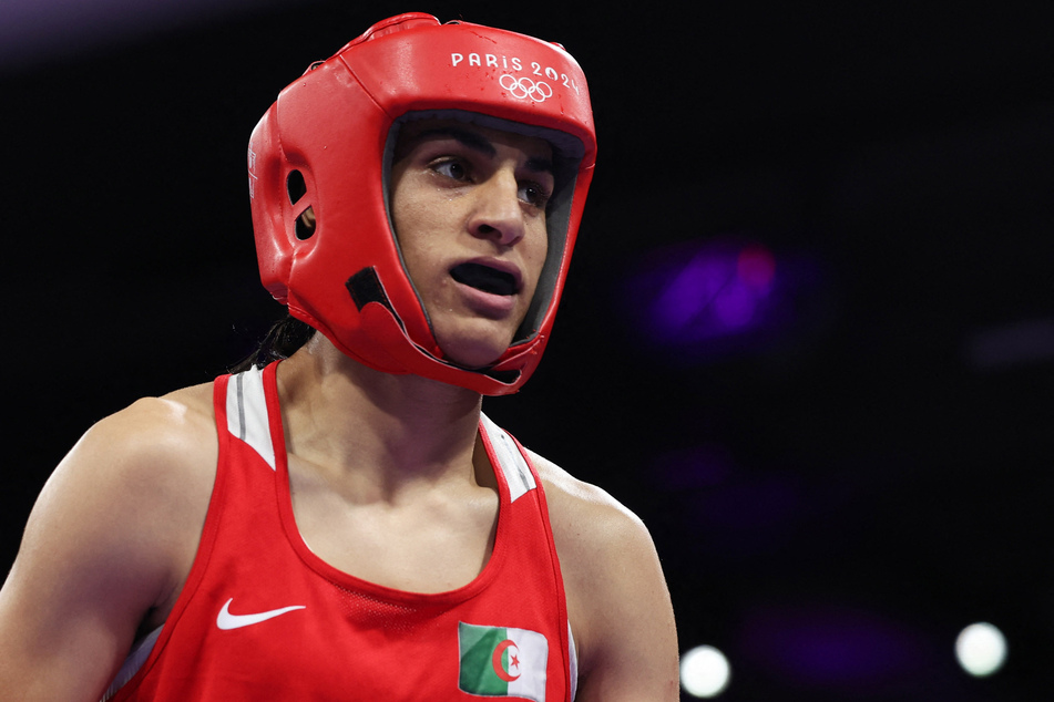 Imane Khelif of Algeria is pictured ahead of her fight against Angela Carini of Italy at the 2024 Paris Olympic Games.