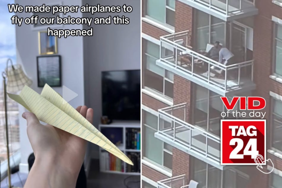 Viral Video of the Day for June 11, 2023: A paper airplane's epic journey