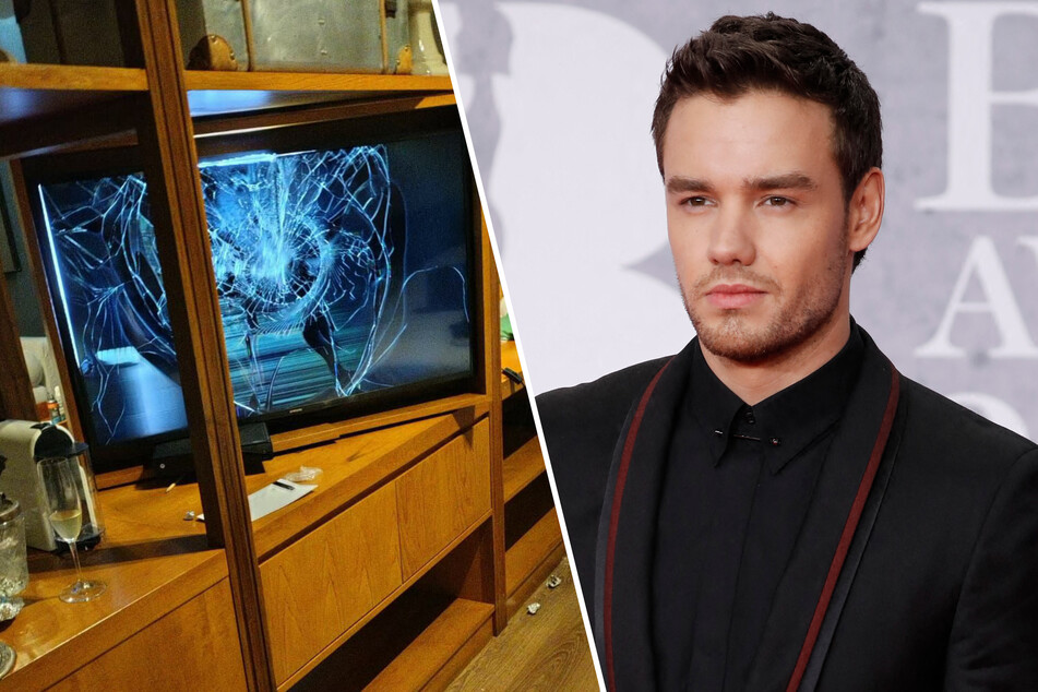 Liam Payne is said to have smashed the TV in his hotel room before falling to his death.