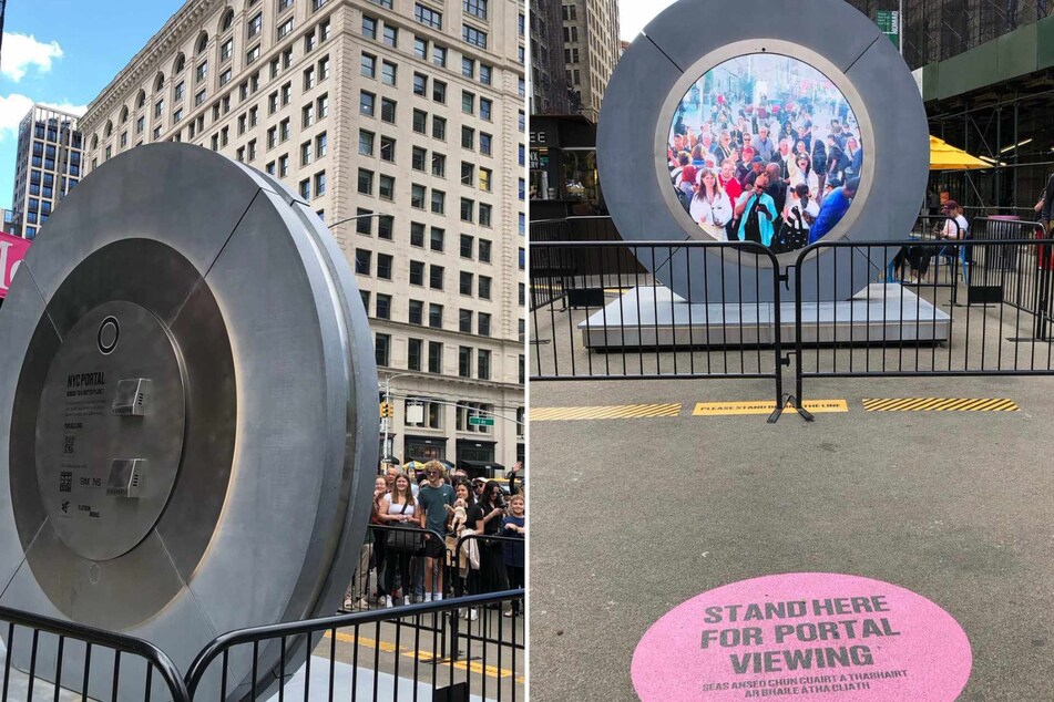 New York City's virtual portal to Dublin is operational again – with new rules
