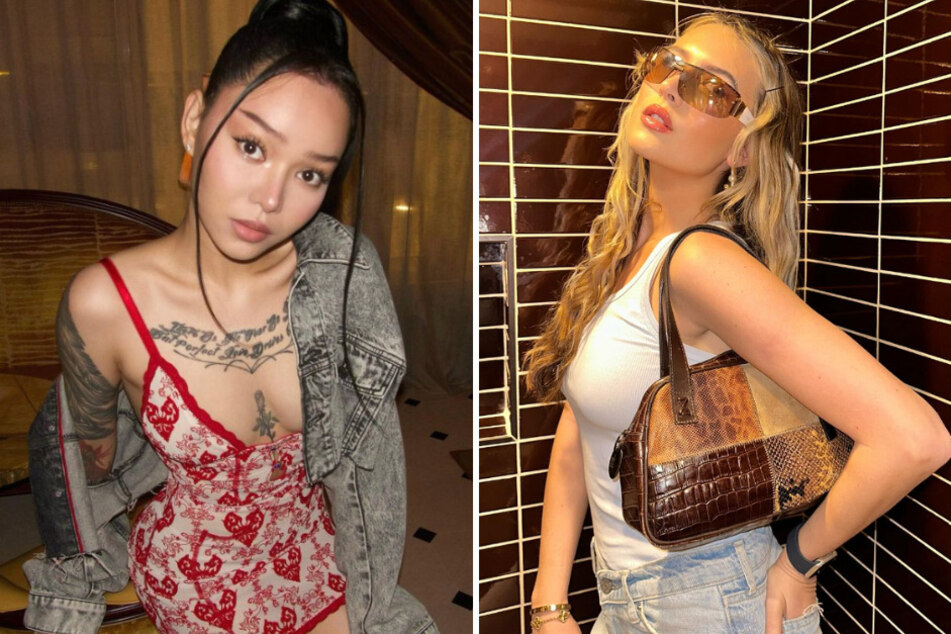 TikToker Bella Poarch (l.) and singer Mimi Webb are dropping singles this week.