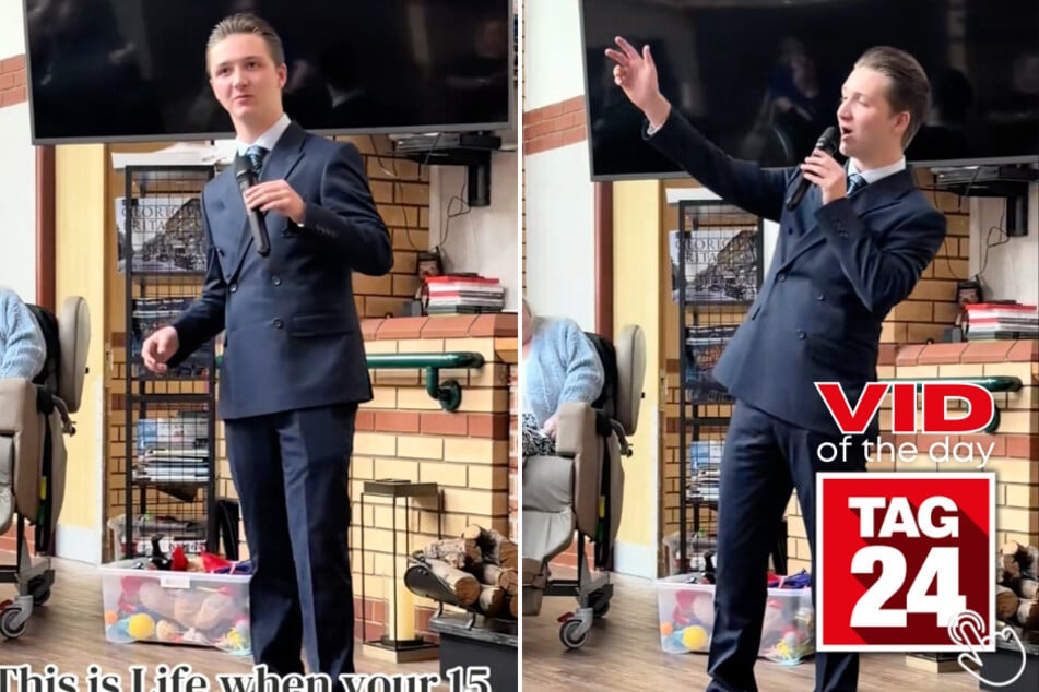 This 15-year-old sounds like he walked straight out of the Sinatra era with his timeless voice!