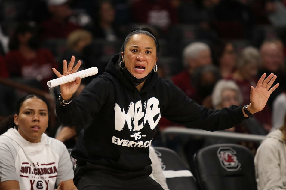 South Carolina head coach Dawn Staley.