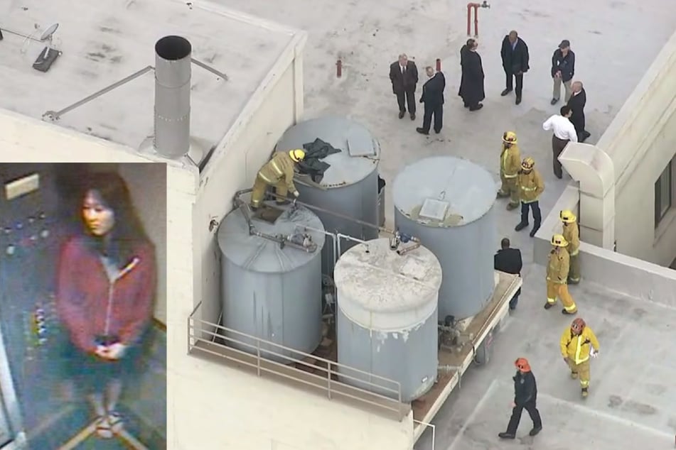 After the grisly find, maintenance workers and firefighters inspected the water tanks on the hotel's roof. Three weeks earlier, Elisa had been captured on the Cecil Hotel's elevator camera.