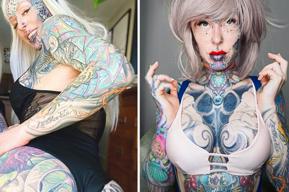"Cyborg woman" quits corporate job and spends $50K on body modifications