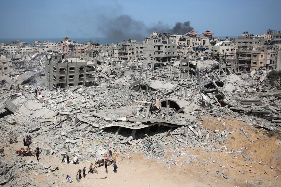 The Al-Shifa Hospital in Gaza City has been reduced to ruins after a brutal Israeli assault.