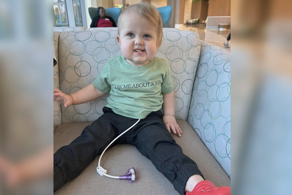 The two‑year‑old now lives with his late cousin's kidney. John has made remarkable progress and is now playing nonstop like any other toddler!