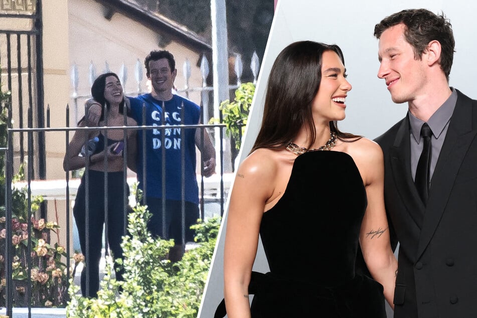 Dua Lipa and Callum Turner touch down in Sicily for post-wedding blowout