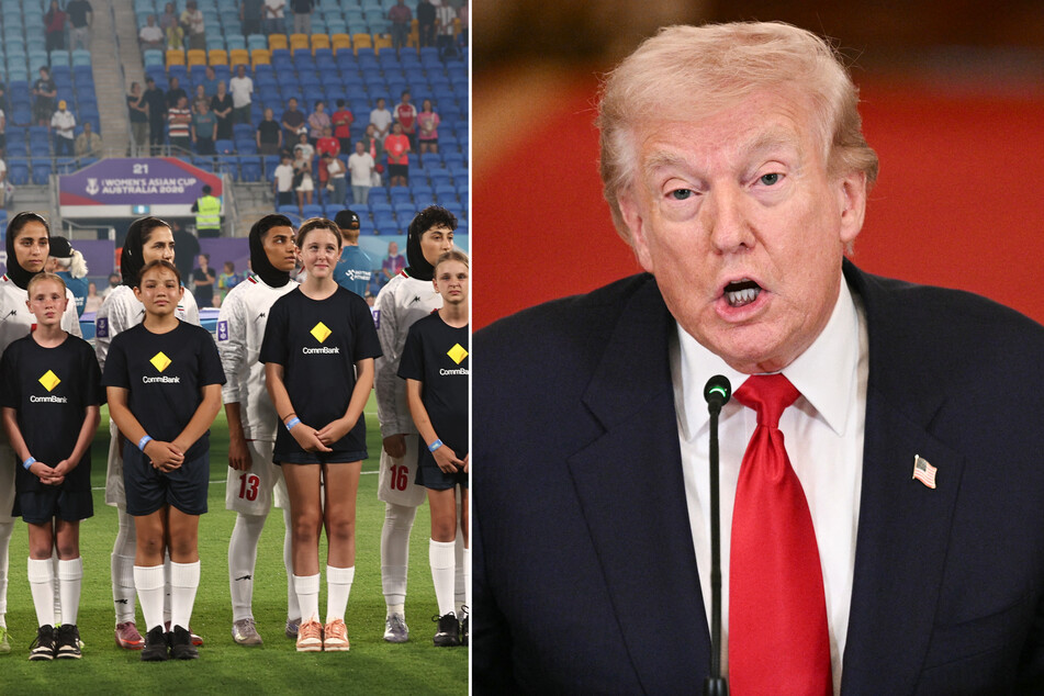 Trump calls on Australia to grant asylum to Iranian women soccer players
