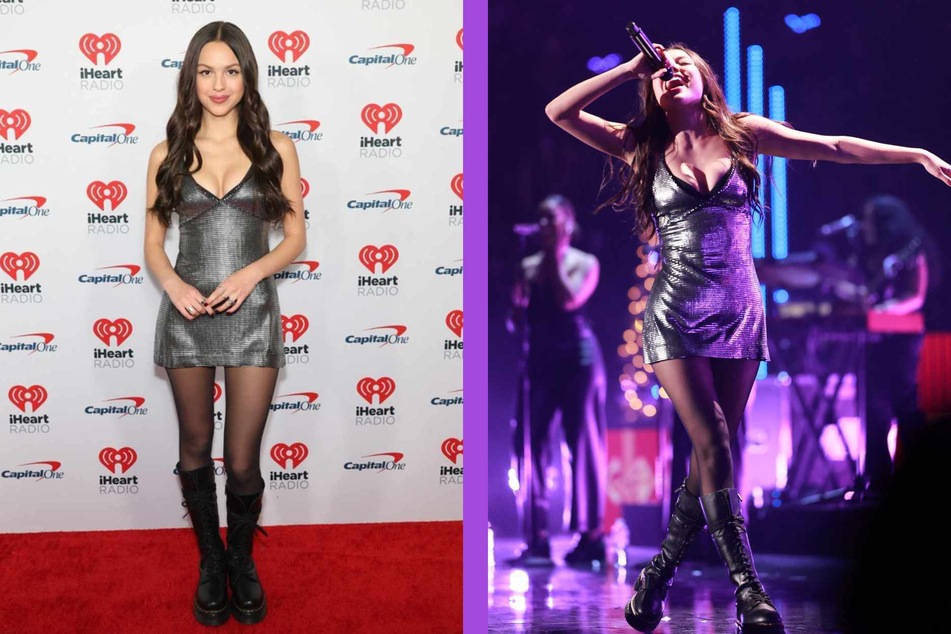 Olivia Rodrigo rocks glam meets grunge fit at the Jingle Ball in Los Angeles!